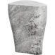 Dali 17.75 X 15.75 inch Marble Look / Grey Outdoor End Table, Small